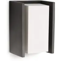 Philips EcoMoods Wandleuchte, Wandbeleuchtung für den Außenbereich, Anthrazit, Aluminium, IP44, Garten, Terrasse, II