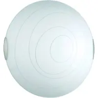 FABAS LUCE Deckenleuchte Kent E27 Ø400mm Weiß, Italy