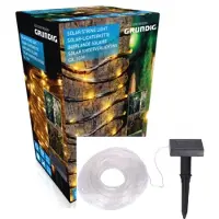 Grundig Solar-Lichterkette 100 LEDs, warmweiß, 10m