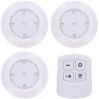 Neuveden Solight LED-Leuchten mit Fernbedienung, 3x 50lm, Timer, batteriebetrieben