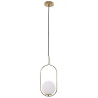 Husqvarna Messing-Hängelampe CORDEL 1 Candellux 31-73457