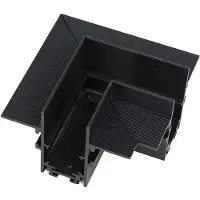Eko-Light Eckverbinder L Einbau Magnetic Track 20 mm Schwarz Milagro