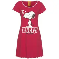 Peanuts Nachthemd mit Snoopy Print und Kräuselsäumen
