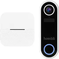Hombli Smart Doorbell Pack, Schwarz, Weiß, Haus, Büro, IP65, Kunststoff, IR, 2-Wege