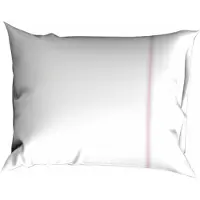 Cascina Colorini Kissenbezüge Divina Weiß Rose (Perkal-Baumwolle) (2er-Set)