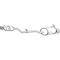 Bosal Endschalldämpfer 286-055