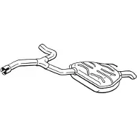 Bosal Endschalldämpfer 235-195