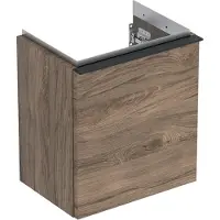 Geberit Handwaschbeckenunterschrank iCon 37x41,5x27,9cm, 1 T, An L, nuss/Gr. la m