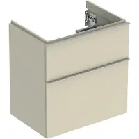 Geberit 502.307.JL.1, Grau, Sand, 2 Schublade(n), 592 mm, 416 mm, 615 mm