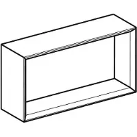 Geberit iCon Regal rechteckig, 45x23,3x13,2 cm, 502322, 502.322.01.3