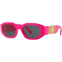 Versace VE4361 Herren-Sonnenbrille Vollrand Geometrisch Kunststoff-Gestell, pink