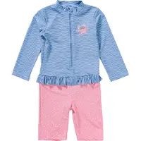Playshoes Badeanzug in Hellblau/ Rosa | Gr.: 86/92