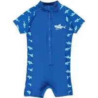 Playshoes Badeanzug "Hai" in Blau | Gr.: 74/80