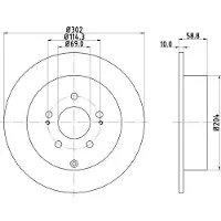 Hella Bremsscheibe PRO 8DD 355 118-801