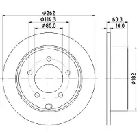 Hella Bremsscheibe PRO 8DD 355 120-561