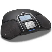 Konftel 300Wx, Analoges/IP-Konferenztelefon, Mittlerer Raum, 30 m², Tasten, Schwarz, LCD