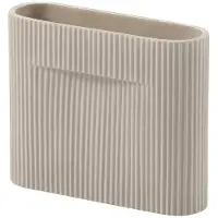 Muuto Vase Ridge Beige 16,5 cm