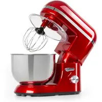 Klarstein Küchenmaschine, Knetmaschine mit 5L Schüssel, 2000W Profi Küchenmaschine mit Knethaken und Schneebesen, Universal Küchenmaschine mit 6 Stufen, Teigmaschine zum Rühren, Kneten und Aufschlagen