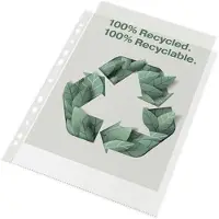 Esselte Gepunktetes Hemd aus recyceltem Premium-PP, 70 Mikron. A4 Maxi, 100 Stück 627494