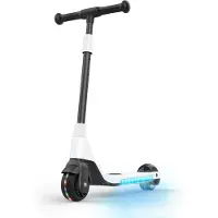 Denver SCK-5400 Weiß Elektrischer Kinderroller – LED-Licht, 6 km Reichweite, 80W Motor, 50kg Tragkraft