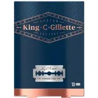 King C. Gillette Rasierklingen für Männer 10 Stück Geschenkideen für Männer Papa