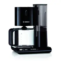 Bosch TKA 8013 Filterkaffeemaschine, Kunststoff, 1160 Watt, 1,25 l F?llmenge, Glaskanne, 15 Tassen, Aromawahl, Abschaltautomatik, Entkalkungsfunktion