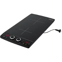 Inventum VKI3010ZWA, Schwarz, Arbeitsplatte, Zonen-Induktionskochfeld, Glaskeramik, 2 Zone(n), 2 Zone(n)