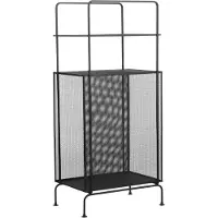 Mica Decorations Luna Wandschrank - L35 x B23 x H74 cm - Metall - Schwarz