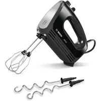 Bosch MFQ2420B, Handmixer, Schwarz, Silber, Kunststoff, 400 W, 255 mm, 258 mm
