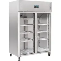 Polar Serie G Gastro Kühlvitrine 2-türig 1200L