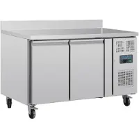 Polar Serie U Kühltisch Mit Aufkantung 2-Türig 282L