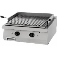 Maxima - Gastro Heavy Duty Lavasteingrill - Doppeleinheit - 70 cm Tief - Gas