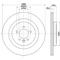 Hella Bremsscheibe PRO 8DD 355 126-641