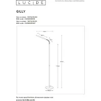 Lucide LED Stehleuchte Gilly in Weiß 5W 280lm