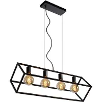 Lucide Hängeleuchte 4-flammig 80x28 cm, max. 161 cm höhenverstellbar, dimmbar