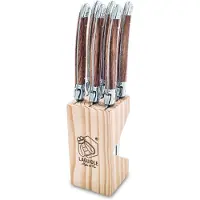 Laguiole Grillmesser Laguiole Holz Set 6 Sdv