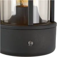 Lucide Wandlampenanthrazit Lori mit Sensor