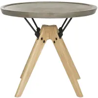 Safavieh Furniture | Beistelltisch Noa Grijs Natuursteen 84x54x43.94 cm | NADUVI