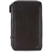 Piquadro Ausweisetui Black Square Travel Document Holder RFID Testa di Moro