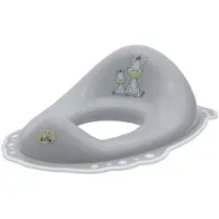Maltex Zebra Toilettensitz Antislip, Grau