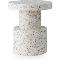 Normann Copenhagen Bit-Hocker, weißer Beistelltisch