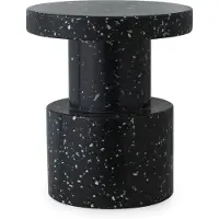 Normann Copenhagen Bit Hocker schwarzer Beistelltisch