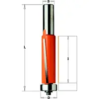 Cmt | Fräser mit schrägen Zähnen und unterem Lager Ø19x50,8 / Schaft Ø12 mm