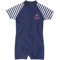 Playshoes UV-Schutz Einteiler Maritim in Marine/weiß | Gr.: 86/92