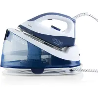 Domo DO7109S, 2200 W, 120 g/min, Keramik-Bügelsohle, 5 bar, 2 l, Blau, Weiß