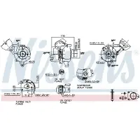 Nissens Lader, Aufladung 93481 für LANCIA Peugeot