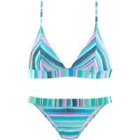 Venice beach Triangel-Bikini aus Piqué-Qualität