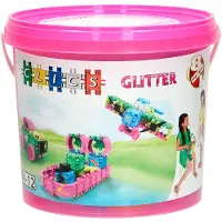 Clics Bauklötze - Satz mit 175 el. (8in1) GLITTER (CB180)