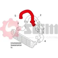 Seim 981624 Turbo Ladeluftschlauch für VW Transporter V Bus (7HB, 7HJ, 7EB, 7EJ, 7EF, 7EG, 7HF, 7EC) Transporter V Kastenwagen (7HA, 7HH, 7EA, 7EH)