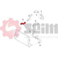 Seim Ladeluftschlauch VW,AUDI,SKODA 981028 2400105,1K0145832B